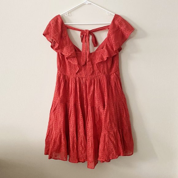 ✨HP✨Free People Undone Lace Mini Dress NWOT - Picture 7 of 13
